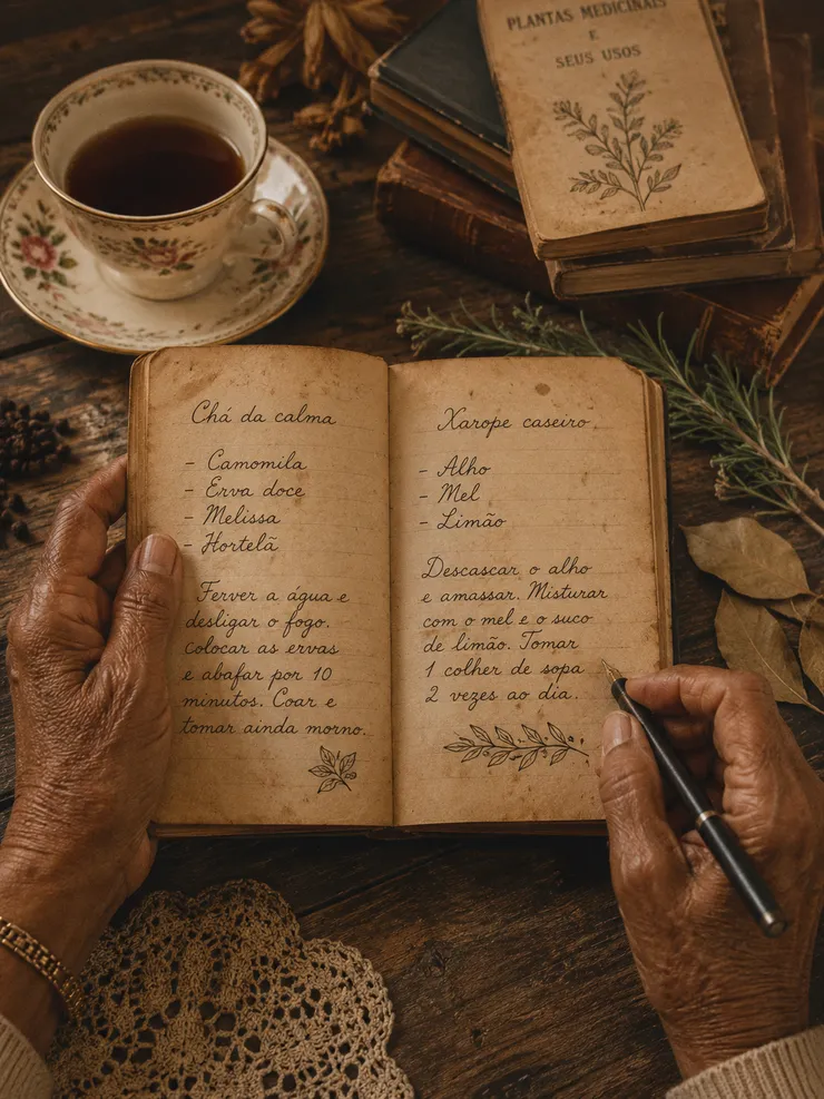 Card da história e tradição da Vovó Zélia