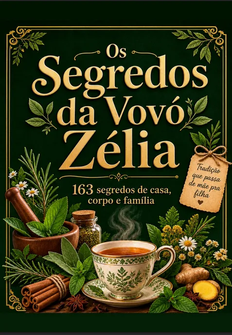 Capa do caderno digital O Caderno das Simpatias Antigas da Vovó Zélia